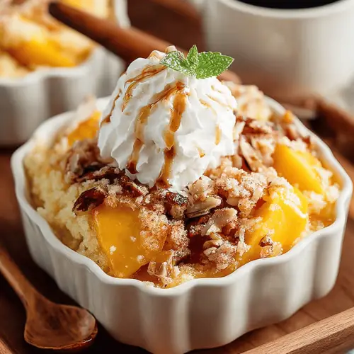 Peach Dump Cake