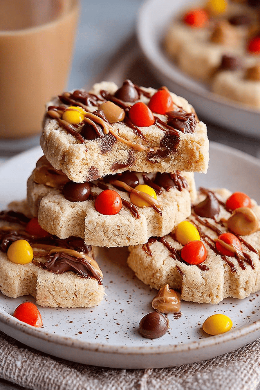 Peanut Butter Reeses Shortbread