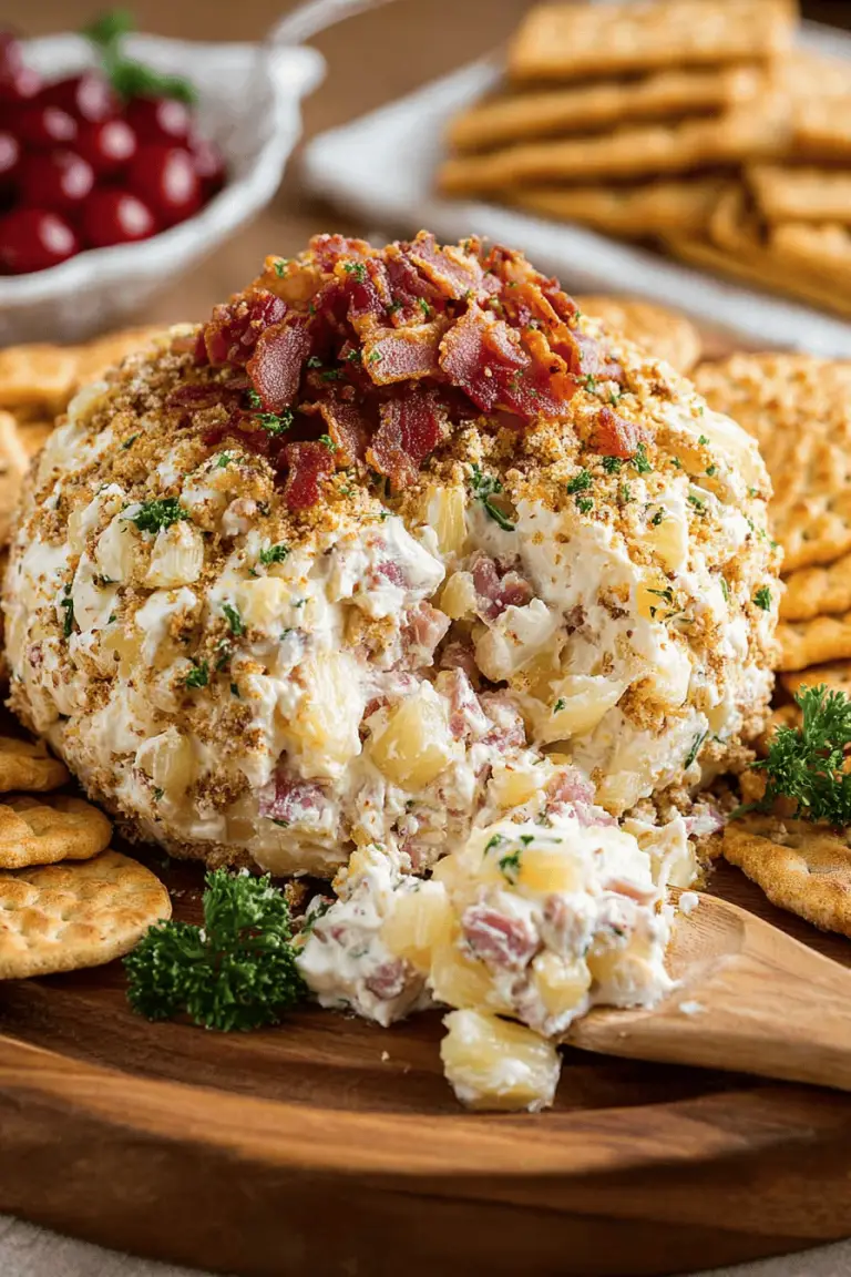 Pineapple Ham Cheese Ball