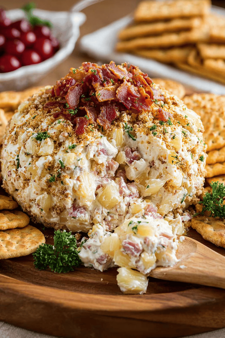 Pineapple Ham Cheese Ball