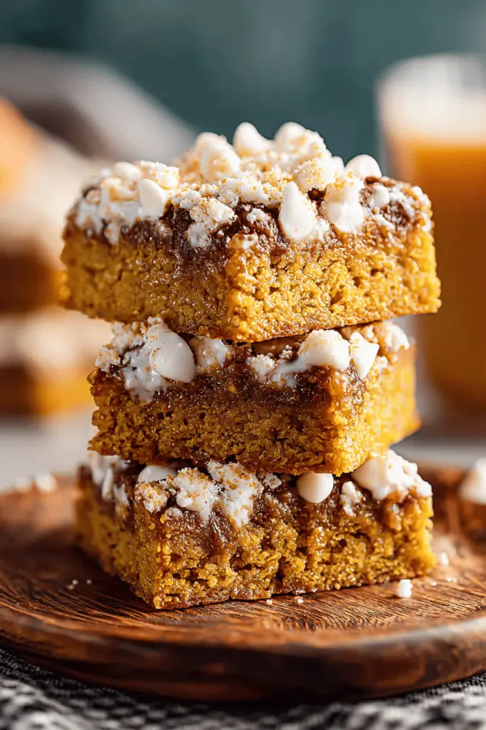 Pumpkin Blondies