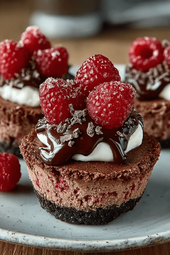 Quick Marry Me Raspberry Chocolate Mousse Cups