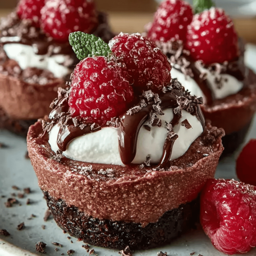 Quick Marry Me Raspberry Chocolate Mousse Cups
