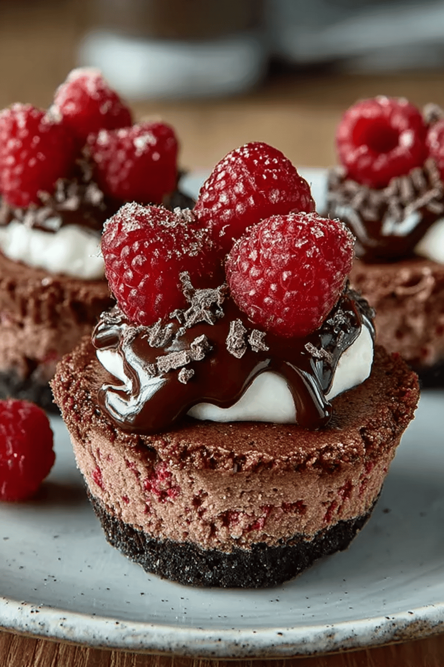 Quick Marry Me Raspberry Chocolate Mousse Cups