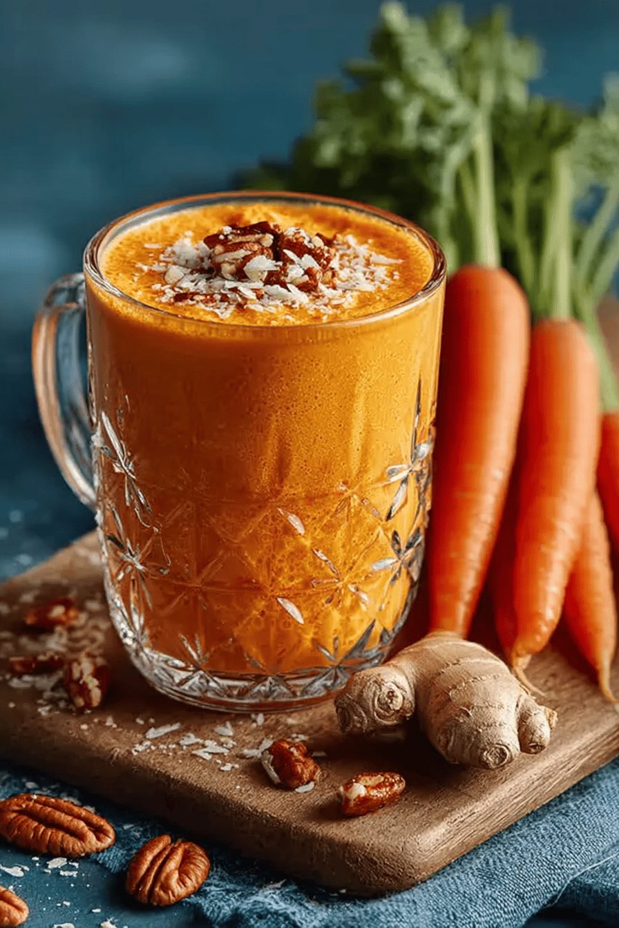 Quick and Easy Carrot Cake Smoothie