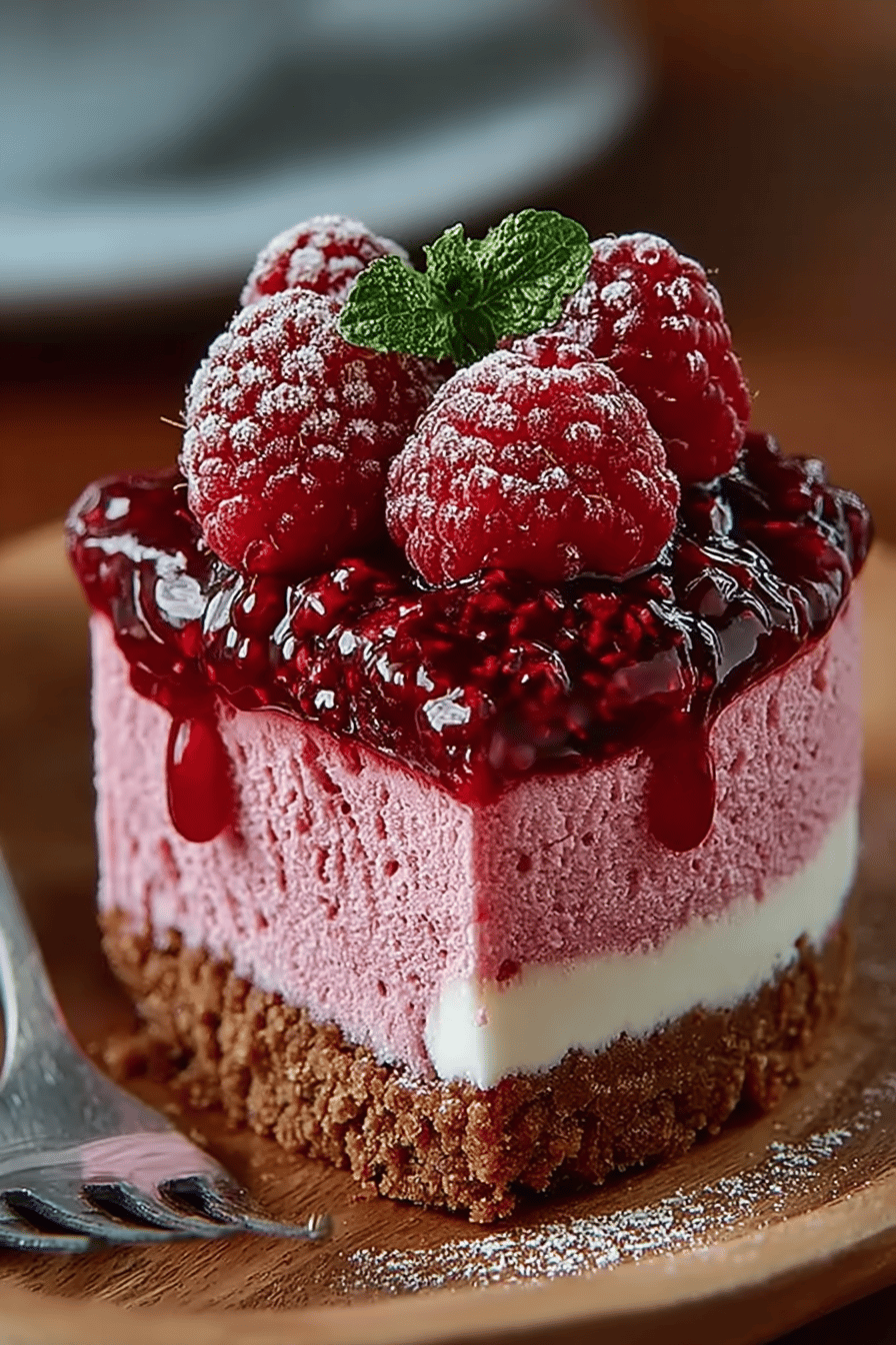 Raspberry Pink Velvet Cheesecake Delights