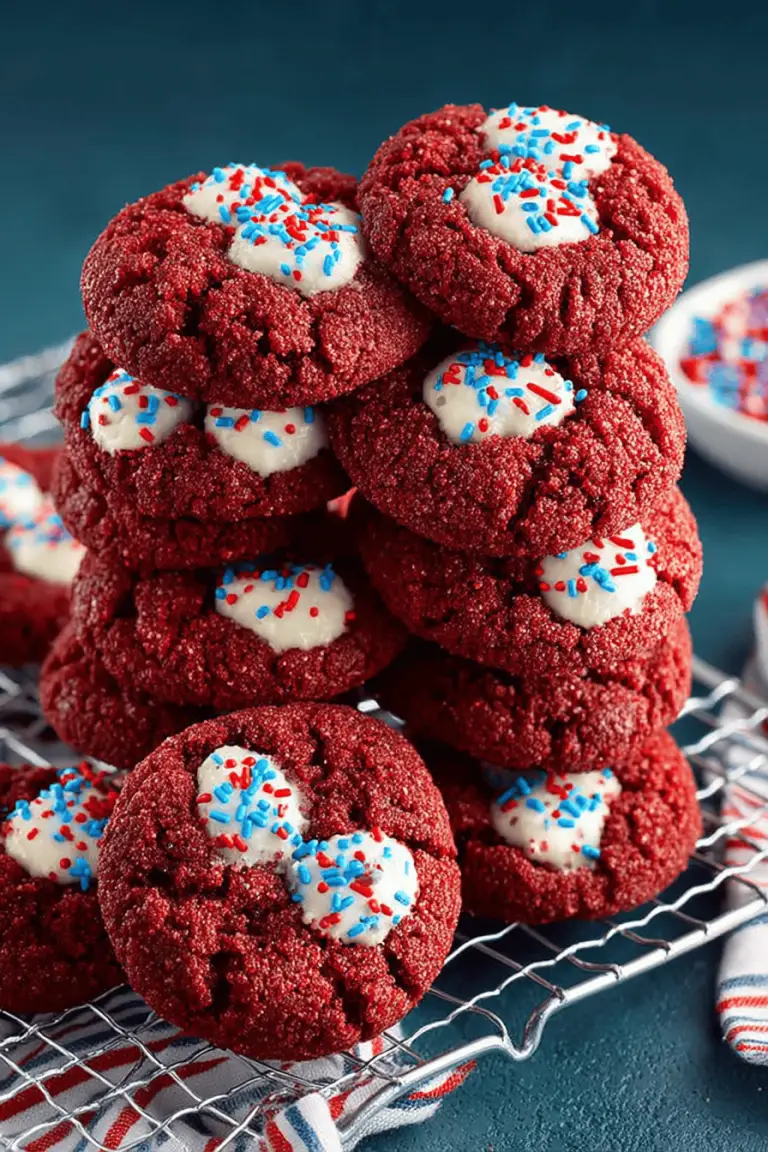 Red Velvet Crumb Cookies