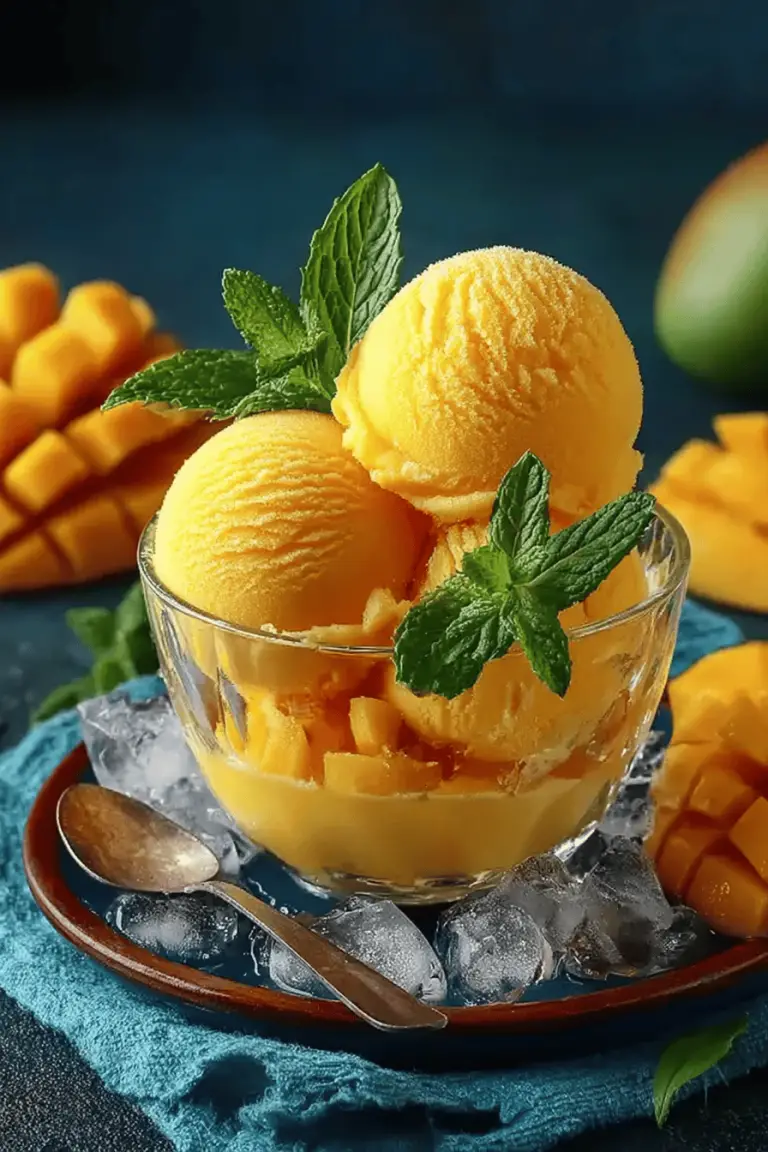 Refreshing Mango Sorbet Recipes