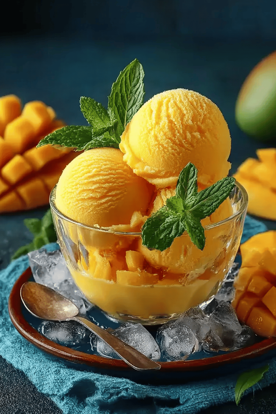 Refreshing Mango Sorbet Recipes