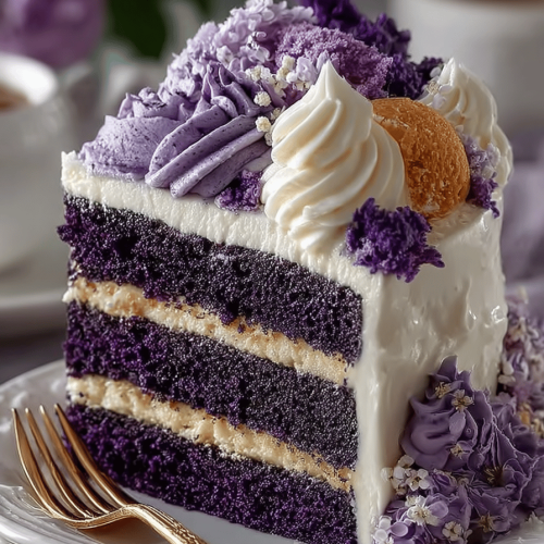 Royal Purple Velvet Cake Delight