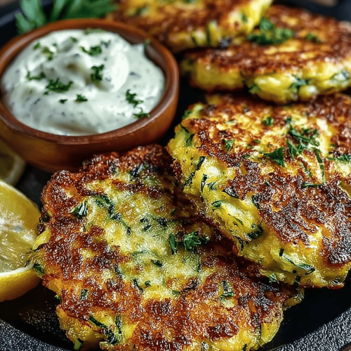 Simple Zucchini Fritters Delight