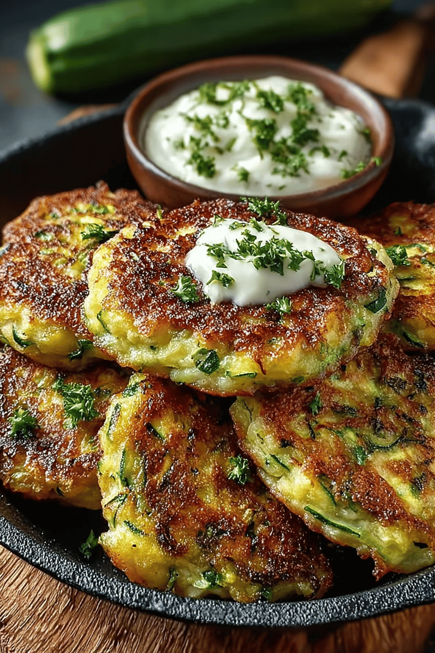 Simple Zucchini Fritters Delight