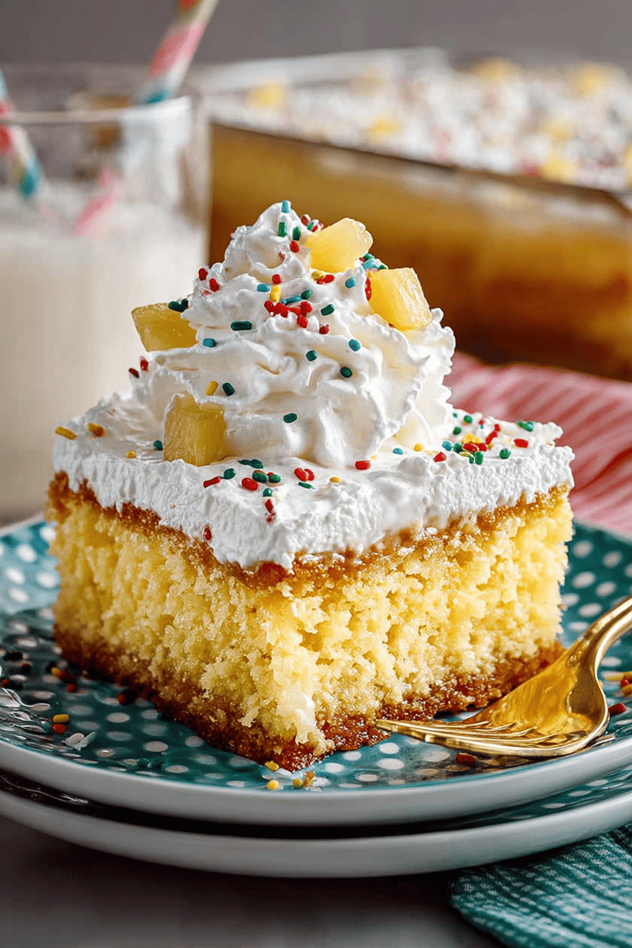 Skinny Pineapple Cake