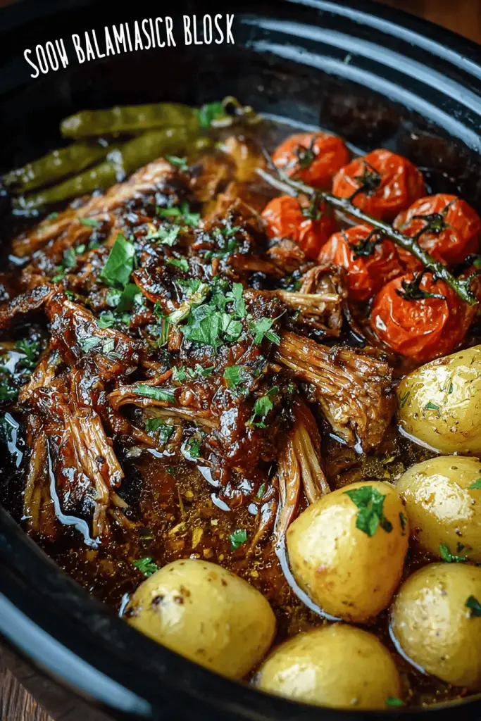 Slow Cooker Balsamic Bliss