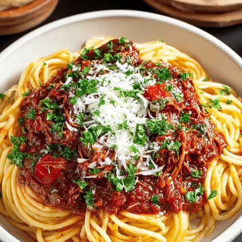 Slow Cooker Spaghetti Delish