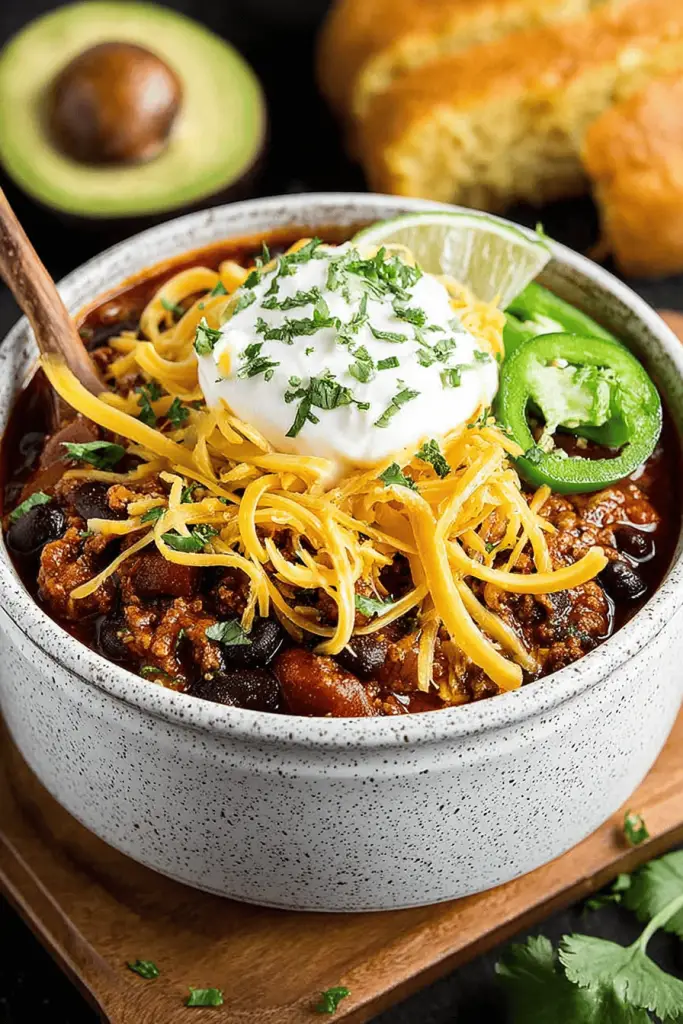Slow Cooker Taco Chili