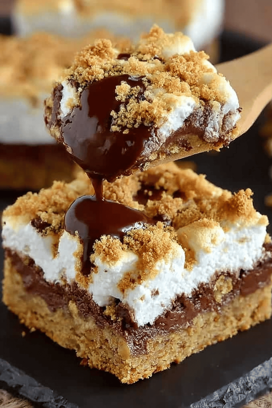 S'mores Cookie Bars
