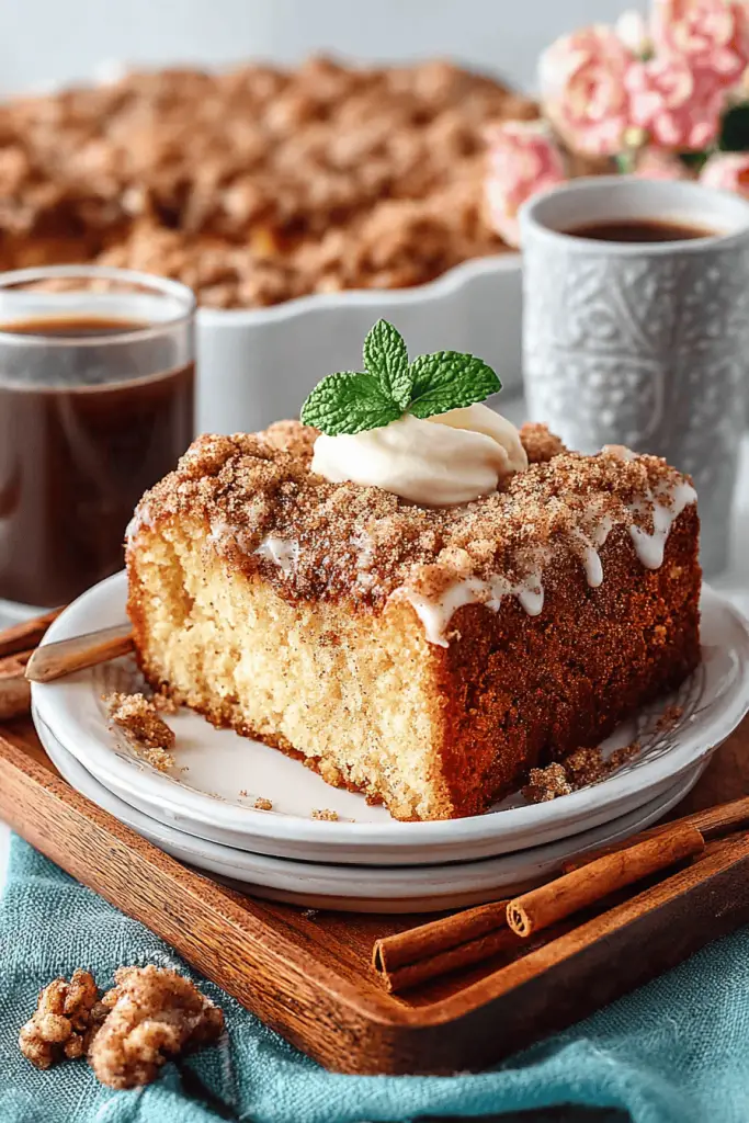 Sour Cream Cinnamon Coffee Cake