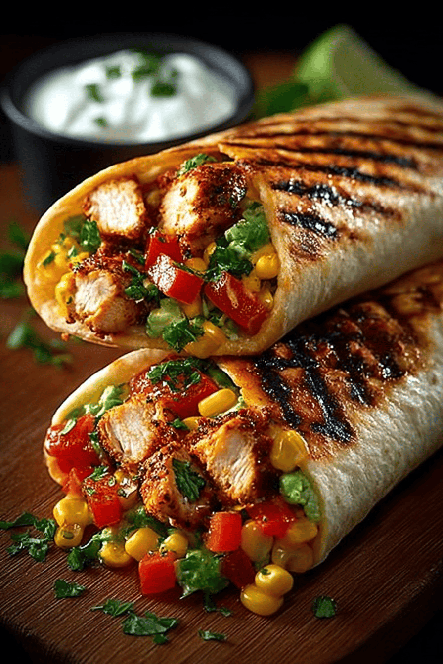 Southwest Grilled Chicken Wraps Made Easy