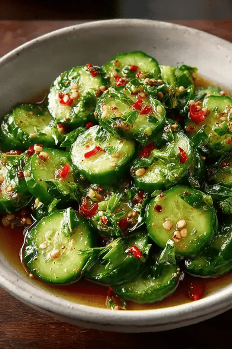 Spicy Cucumber Salad Delight