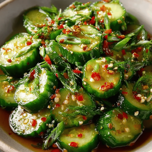 Spicy Cucumber Salad Delight