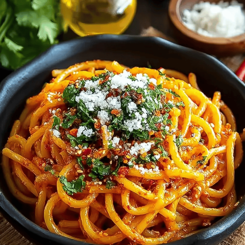 Spicy Gochujang Pasta Delights