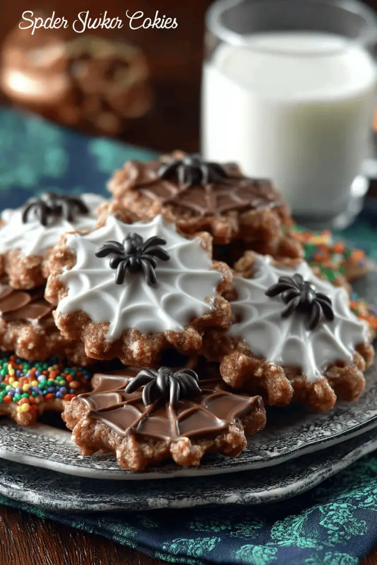 Spiderweb Sugar Cookies