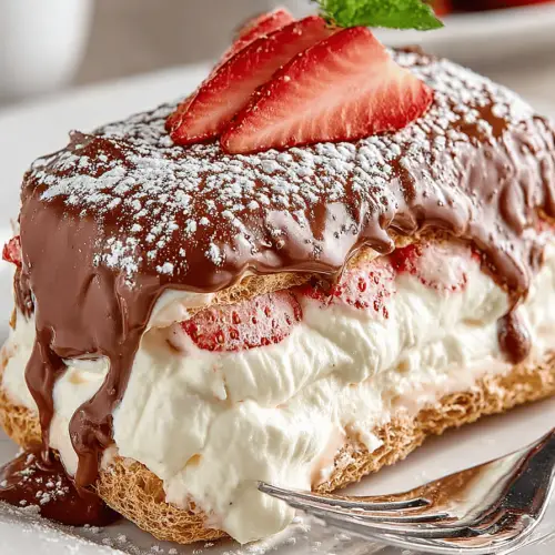 Strawberry Eclair Delight