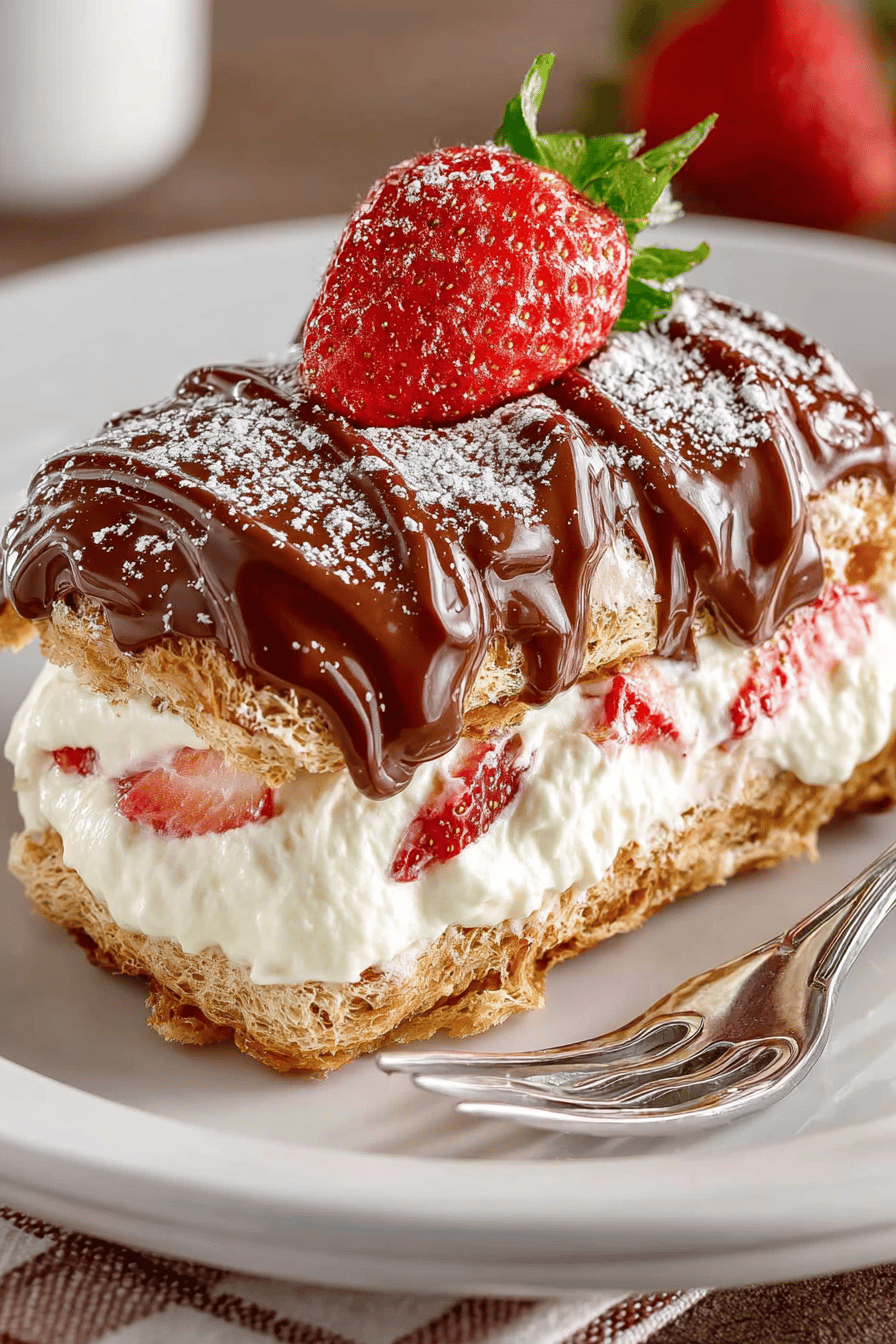 Strawberry Eclair Delight