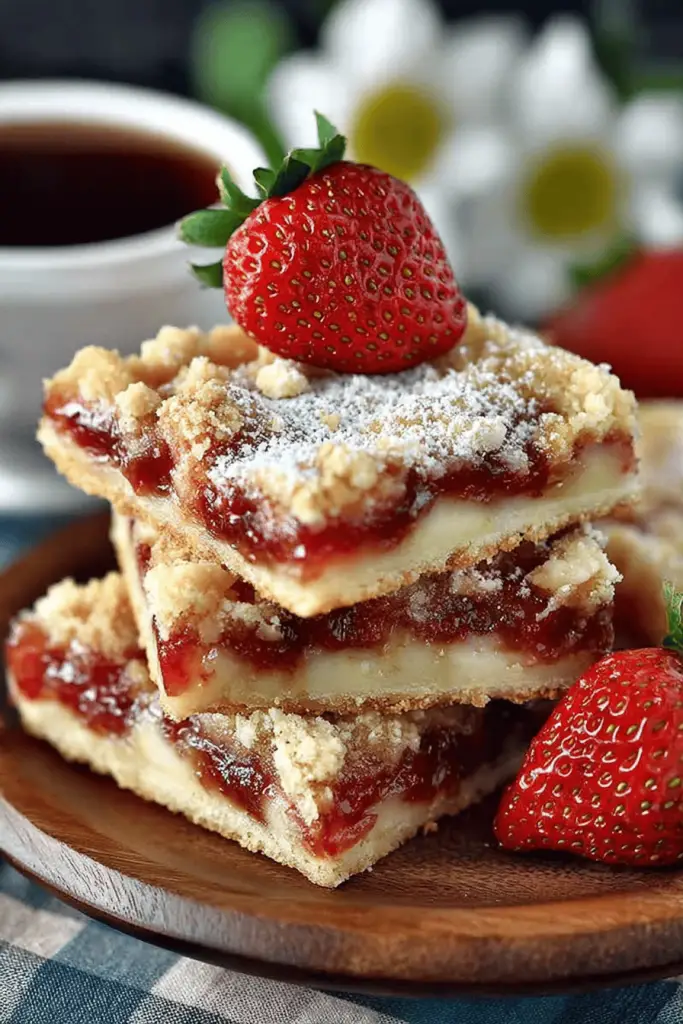 Strawberry Streusel Bars