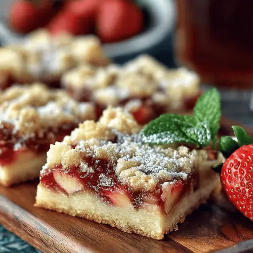 Strawberry Streusel Bars