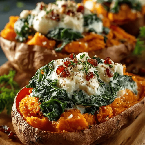Stuffed Sweet Potatoes Delight