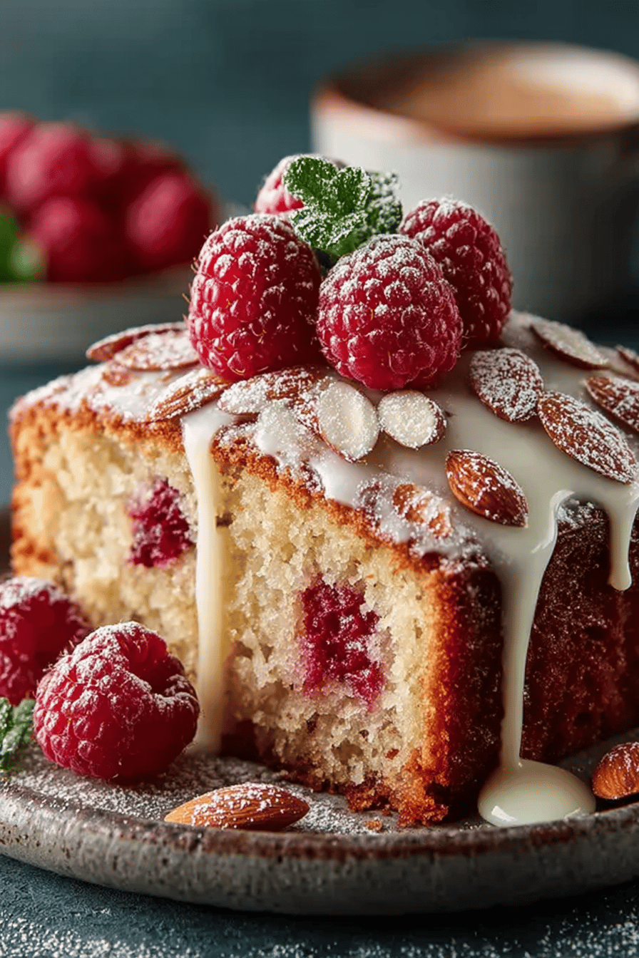Tasty Almond Raspberry Cake Delights