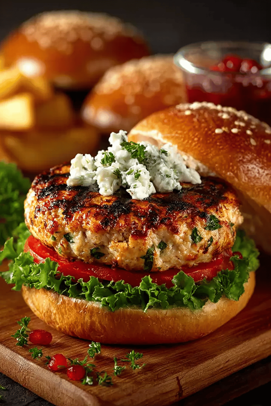 Tasty Greek Chicken Burgers