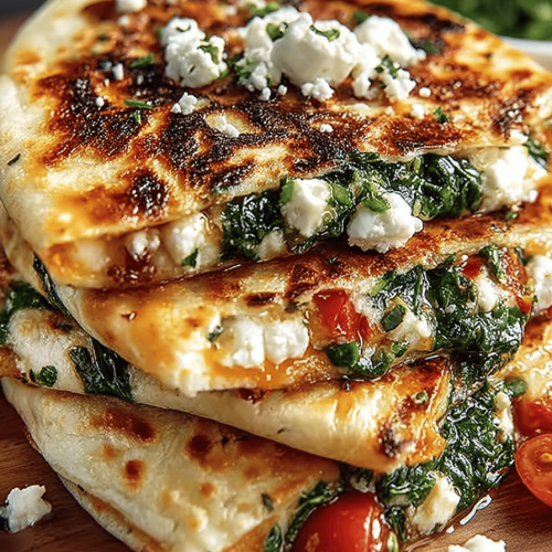 Tasty Mediterranean Quesadillas