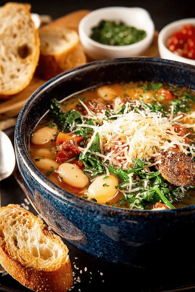 Tuscan White Bean Stew Delish