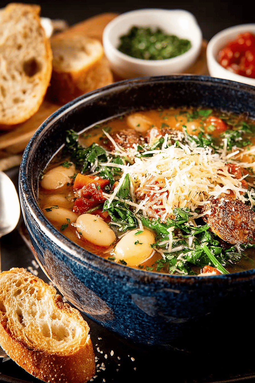 Tuscan White Bean Stew Delish