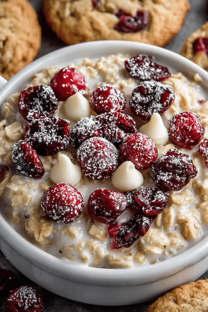 White Chocolate Oatmeal Cranberries