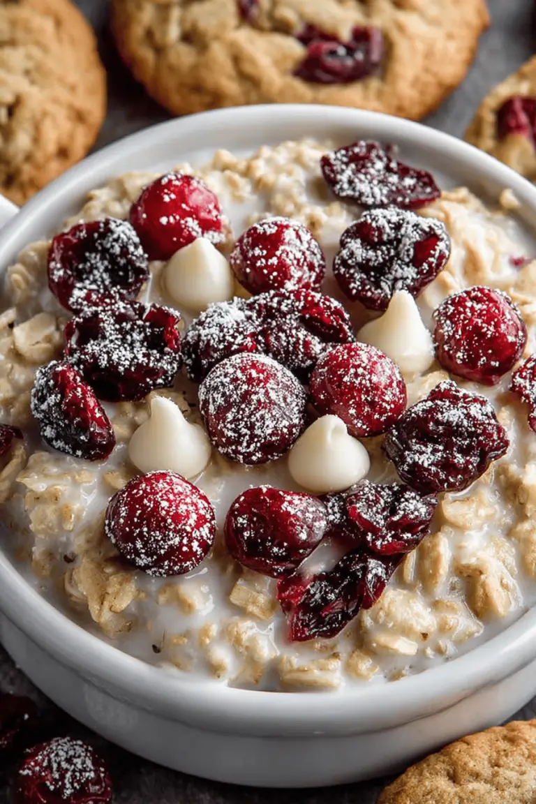 White Chocolate Oatmeal Cranberries