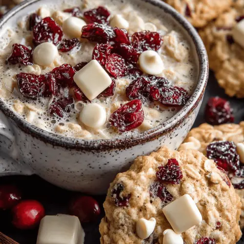 White Chocolate Oatmeal Cranberries