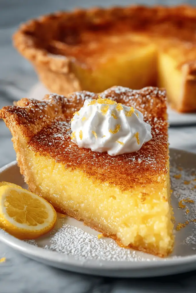 Zesty Lemon Chess Pie