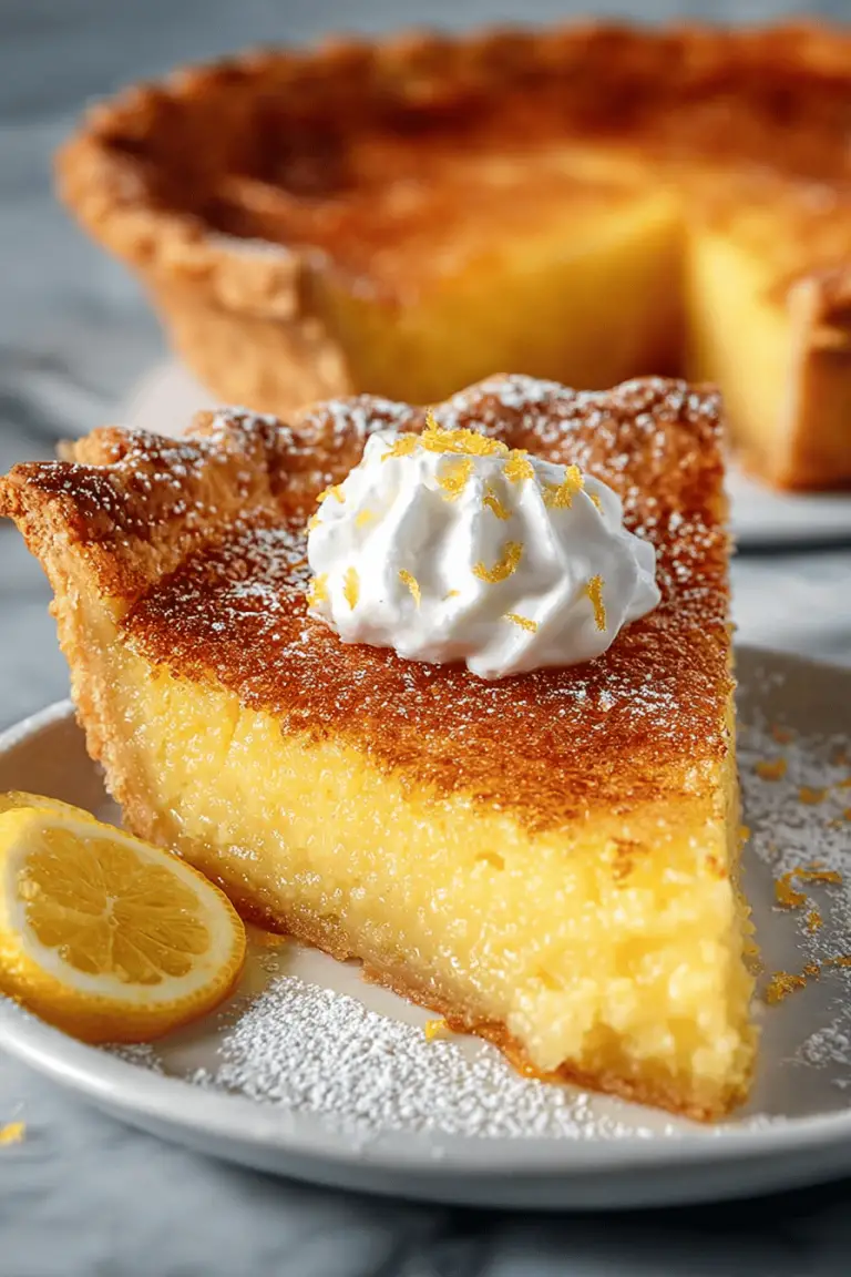 Zesty Lemon Chess Pie