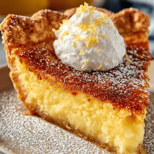 Zesty Lemon Chess Pie
