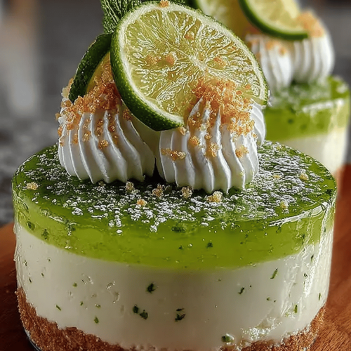 Zesty Lime Mousse Cheesecake Delight