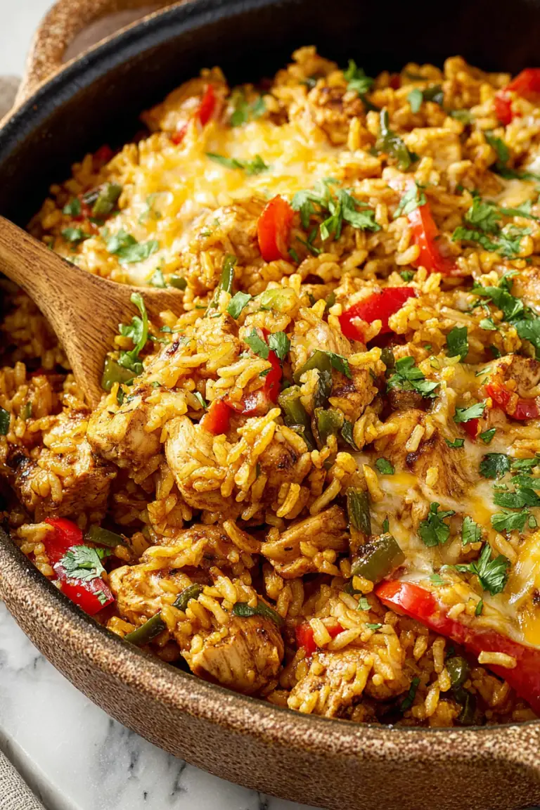 Chicken Fajita Rice Skillet