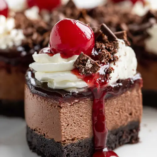 Delish Black Forest Cheesecake