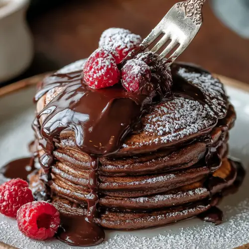 Delish Chocolate Pancakes Recipe