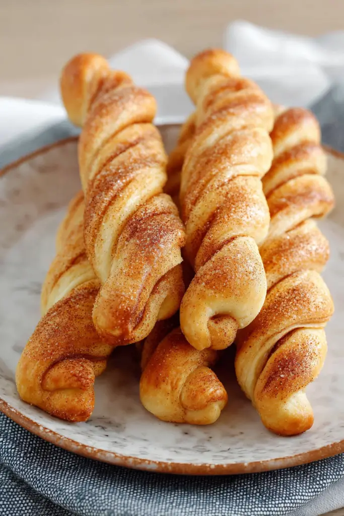 Delish Cinnamon Crescent Twists