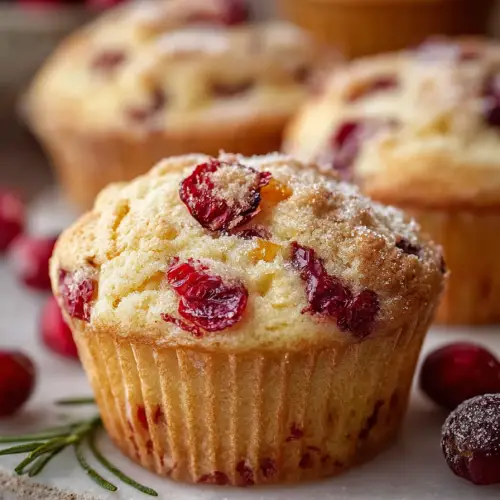 Delish Cranberry Orange Muffins