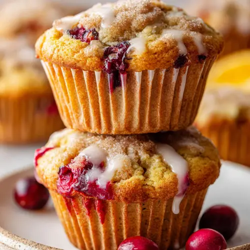 Delish Cranberry Orange Muffins